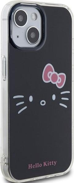 Produktbild Hello Kitty HKHCP15SHKHLK iPhone 15 6.1" czarny/black hardcase IML Kitty Face (Apple iPhone 15)