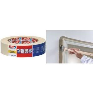 tesa, Klebeband, Maler Krepp 4306 Premium Papierabdeckband, 30 mm x 50 m schwach gekreppt, speziell für Maleranwendu (30...