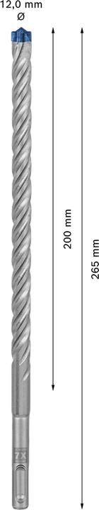 Actual product image Bosch Professional Zubehör Expert SDS plus-7X hammer drill, 12 x 200 x 265 mm (12 millimetres)