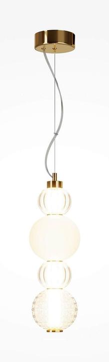 Produktbild Maytoni Collar LED Pendelleuchte, Hängeleuchte 17W Gold-Farbe Warmweiss (950 lm)