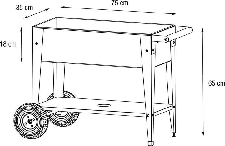 Produktbild Herstera Urban Garden Trolley Kids