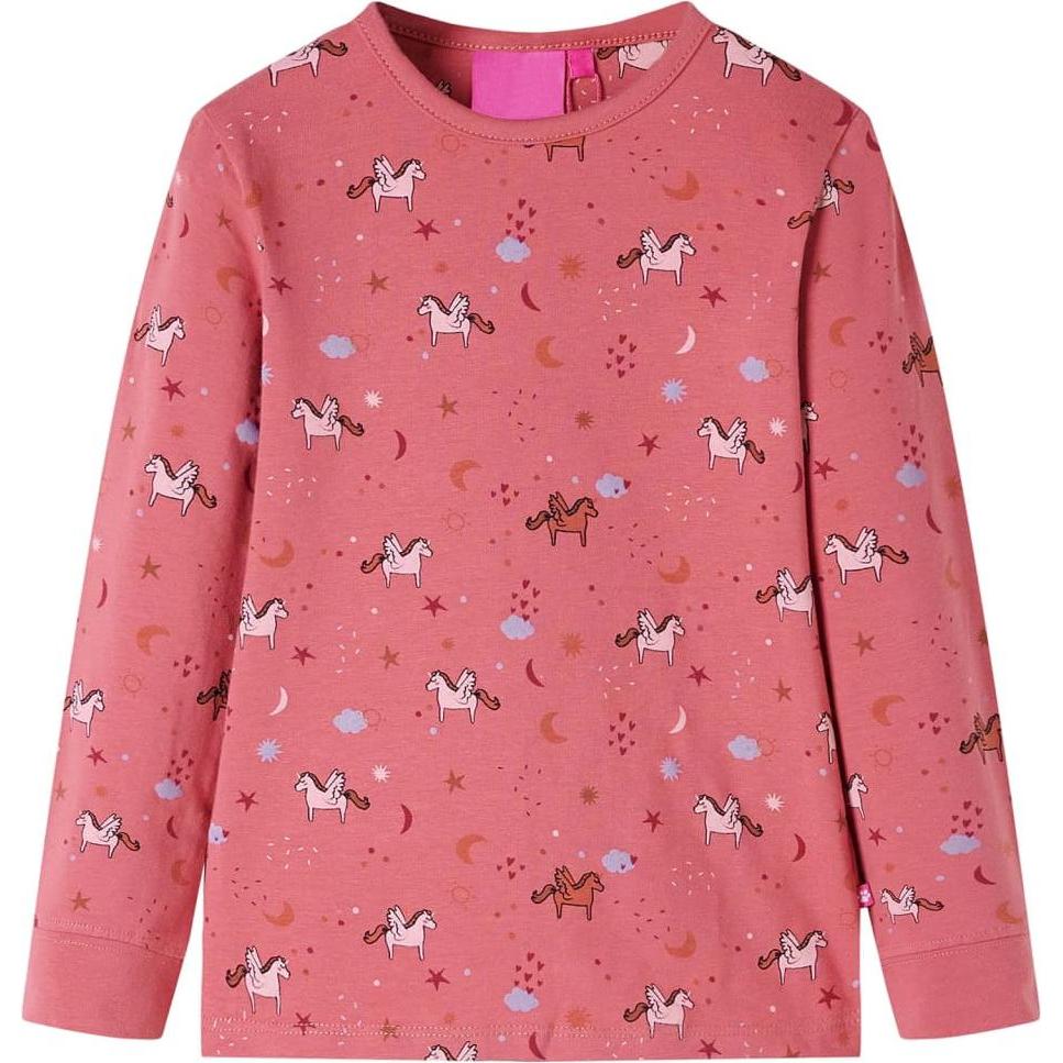 Thumbnail - VidaXL, Jungen, Pyjama, Kinderpyjama mit Langen Ärmeln Altrosa 116,Material: 95, Rosa, (116)