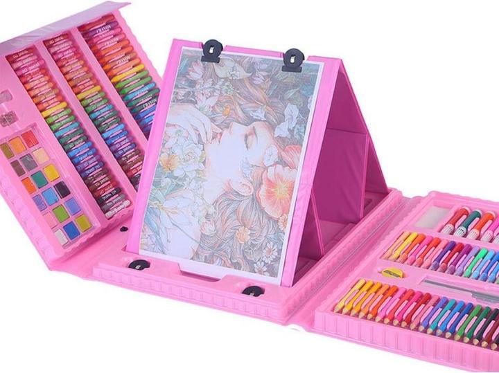 Extralink Kunst-Set zum Malen, 208-teiliges Kunstzubehör