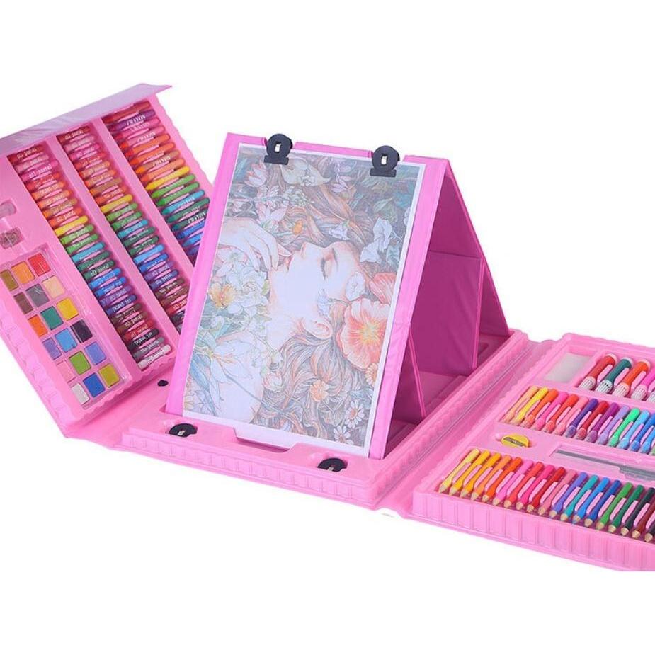 Extralink Kunst-Set zum Malen, 208-teiliges Kunstzubehör (Mehrfarbig, 208 x) (59749096)