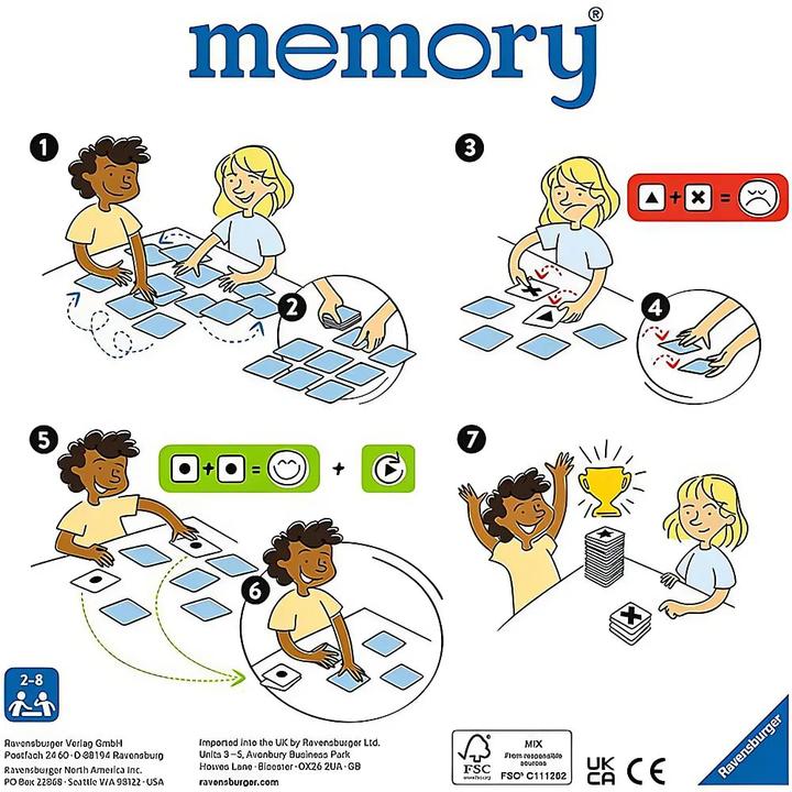 Actual product image Ravensburger Memory Claas (Danish, Dutch, English, French, German, Italian, Japanese, Norwegian, Polish, Portuguese, Spanish, Swedish, 2 - 8 Players)