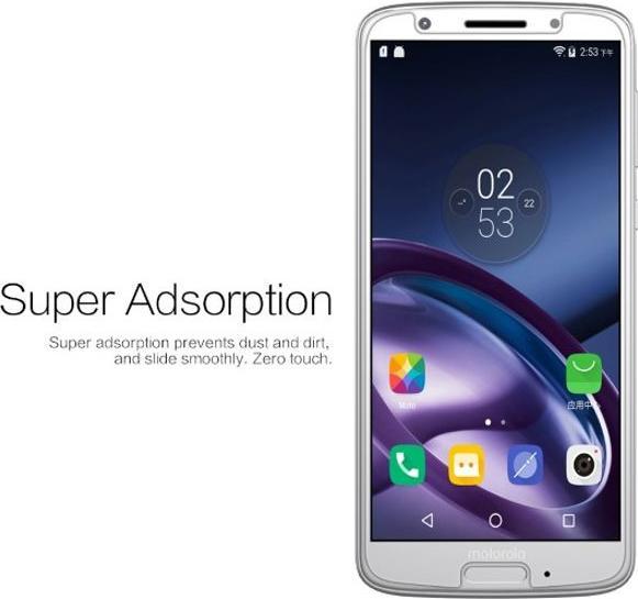 Actual product image Nillkin Super Clear Series Protective Film (1 Piece, Motorola Moto G6)