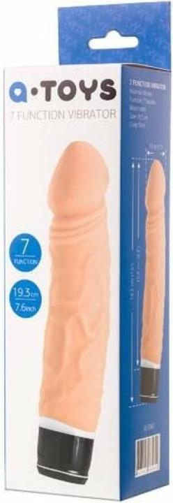 Produktbild Toyfa A-TOYS, Realistischer Vibrator mit mehreren Geschwindigkeiten, Silikon, Vibrationsmodi, 15,9 CM