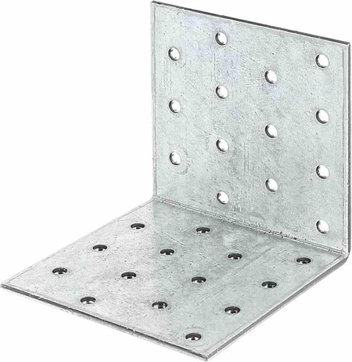 Produktbild Alberts Lochplattenwinkel 80 x 80 x 80 mm, sendzimirverzinkt, 1 Stck (Lochplattenwinkel, 1 Stk.)