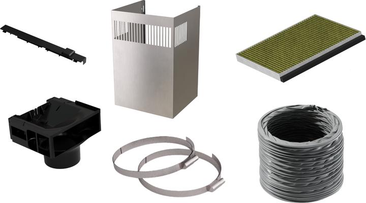 Neff Long-life Clean Air Umluftset, Metall-Optik, Z51FBI1L6