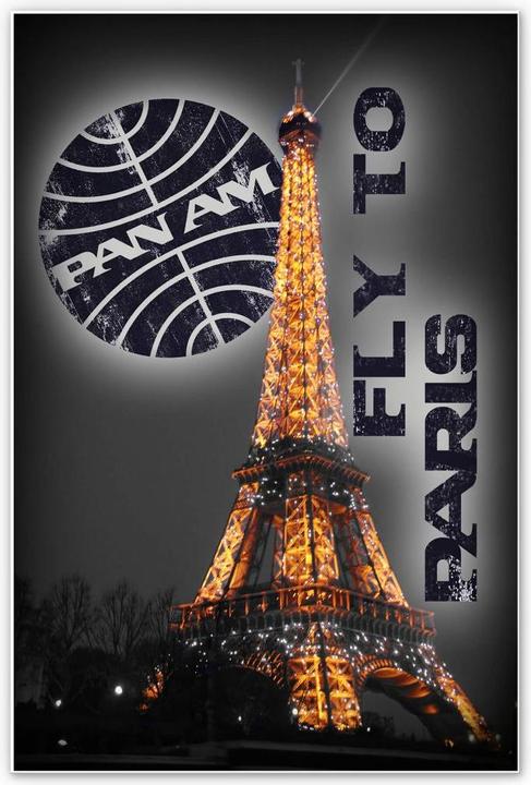 Actual product image Paris Eiffel Tower illuminated (30 x 45 cm)