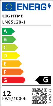 Energie-Label LightMe LED E27 Reflektor 12 W = 95 W (E27, 980 lm, 1x)
