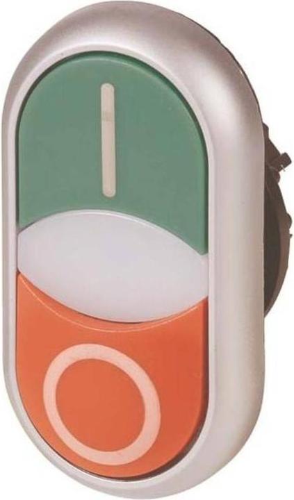 Produktbild Eaton M22 DDLM GR X1/X0 Doppeldrucktaster Front Kunststoff 1 St.