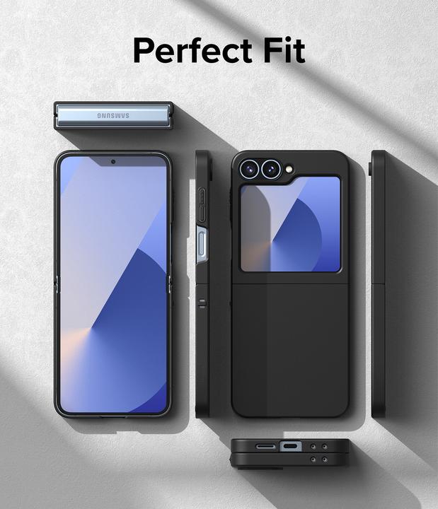 Produktbild Ringke Case for Galaxy Z Flip 6 SLIM BLACK (Samsung Galaxy Z Flip6, Samsung Galaxy Z Flip7 FE)