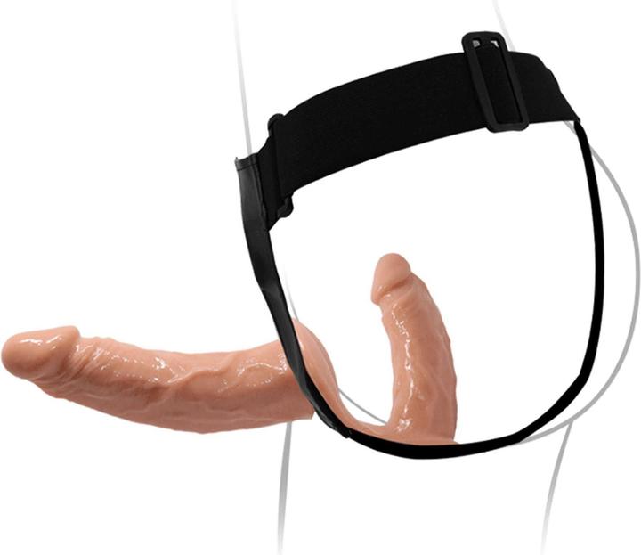Actual product image Baile Ultra Passionate Harness Double Dildos Strap On
