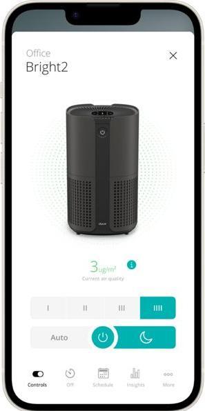 Actual product image Duux Bright 2 Smart Luchtreiniger - 210 CADR geschikt voor 42mÂ² - Air Purifier met (42 m²)