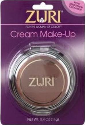 Actual product image Zuri Cream Makeup Blush Brown
