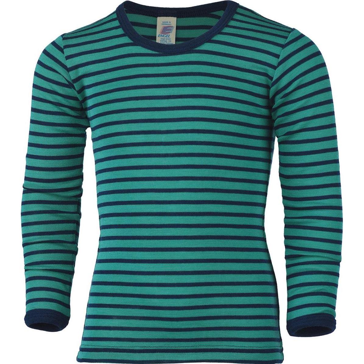 Engel Natur, Unisex, Funktionsshirt, Kinder Shirt, langarm (128), Grün, 128