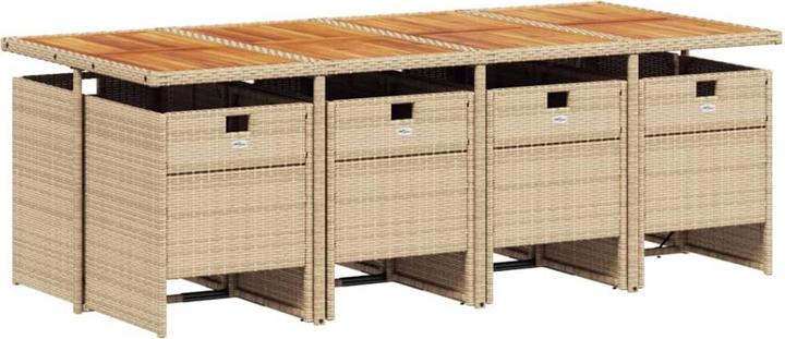 Produktbild vidaXL Garten Essgruppe (220 x 106 x 73 cm)