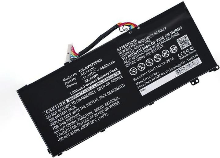 Image du produit AGI Batterie compatible avec Acer Aspire V 17 Nitro VN7-792G - Batterie - 4.600 mAh (4600 mAh)