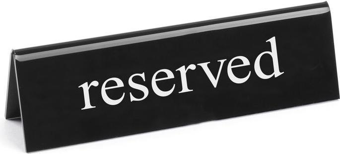 Produktbild Hendi Tischschild Reserviert reserviert