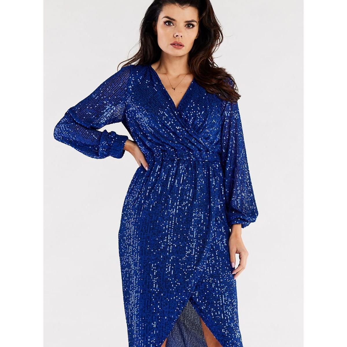 Thumbnail - Awama, Damen, Kleider, Abendkleid, Blau, (M)