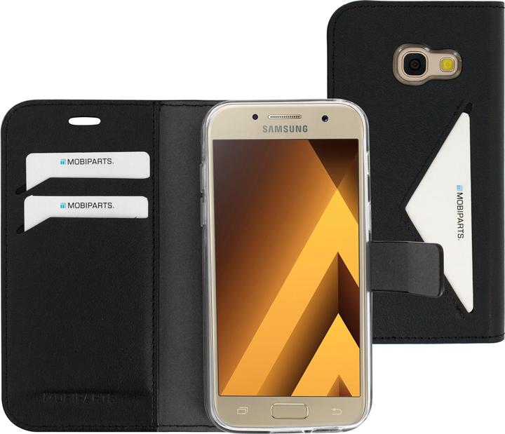Produktbild Mobiparts Classic Wallet Case Samsung Galaxy A3 (2017) Black (Samsung Galaxy A3 (2017))