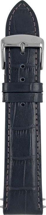 Produktbild Zeppelin Lederarmband marineblau 22 mm