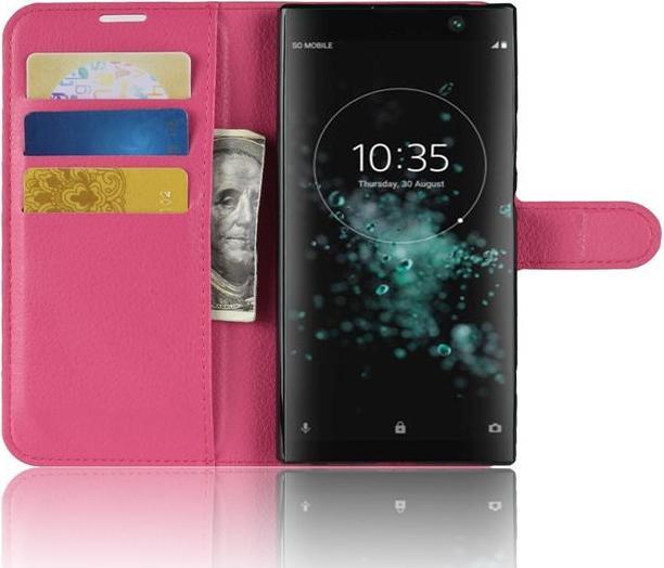 Produktbild MU Classic Litchi Leder Bookcover Series (Xperia XA2 Plus)