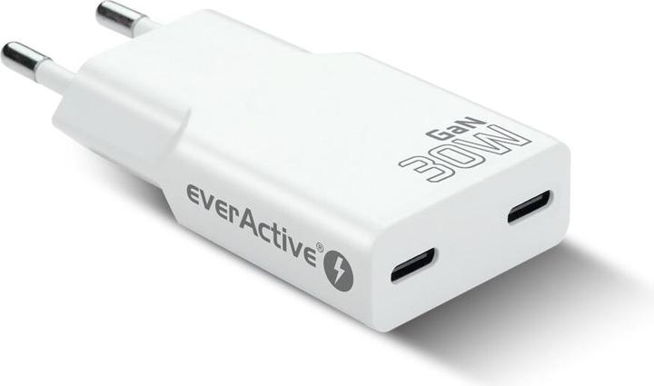 Everactive 30W 2xUSB-C-Wandladegerät (30 W, 2 Ports)