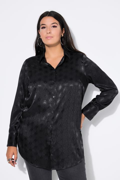 Actual product image Studio Untold Hemdbluse, Wide Straight Shape, Rays-Muster (60)