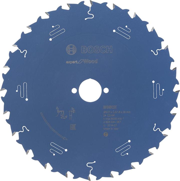 Produktbild Bosch Professional Zubehör Kreissägeblatt Expert for Wood, 237 x 30 x 2,5 mm, 24