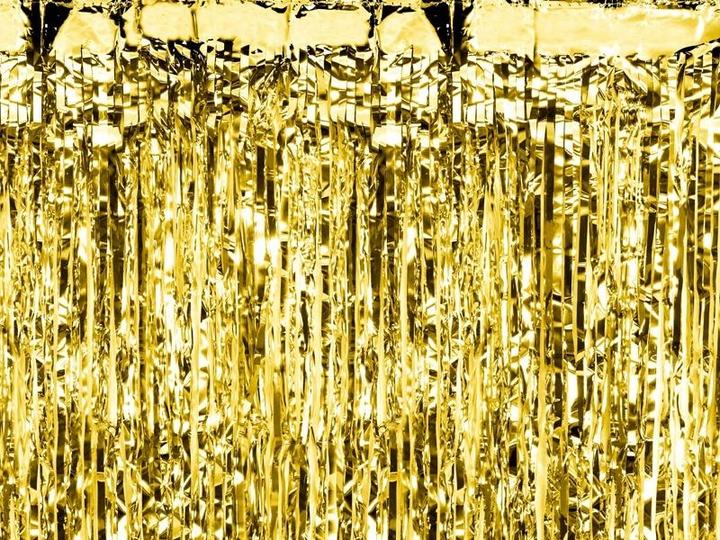 Produktbild Dymo Partyvorhang Gold 100x200cm