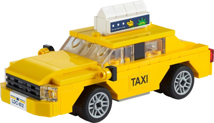 Actual product image LEGO Yellow Taxi (40468, LEGO Rare Sets)