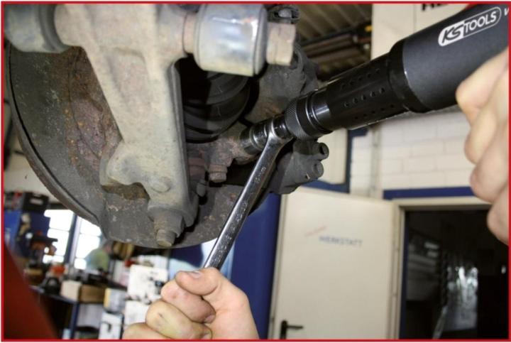 Actual product image KS Tools Vibro-Power pneumatic chisel hammer set. 6 pcs. 51 (Air blast)