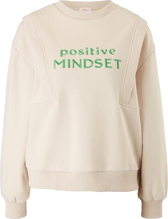 Image du produit s.Oliver Sweatshirt Softer Sweater mit Wording (L)