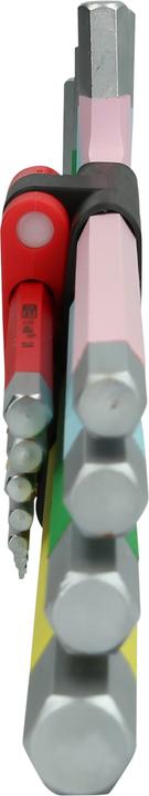Actual product image KS Tools Offset wrench set extra long, hexagon socket, inch sizes, 14 parts