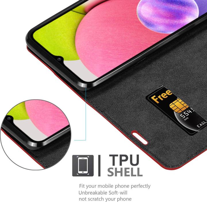 Productafbeelding Cadorabo Boek Invis. Magnetisch deksel (Samsung Galaxy A03s)