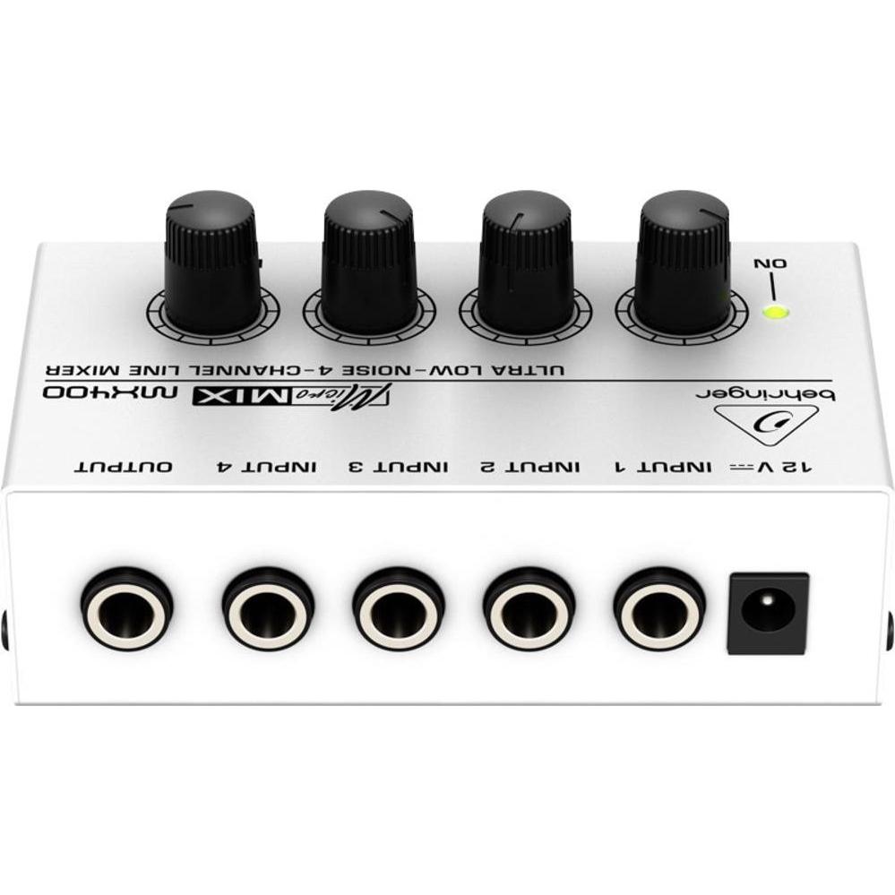 Behringer MicroMix MX400 (Line-Mischer), Mischpult, Weiss, Schwarz