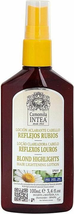 Inteacosmetics CAMOMILA loción cabello reflejos rubios 100 ml (100 ml, Flüssiges Shampoo)