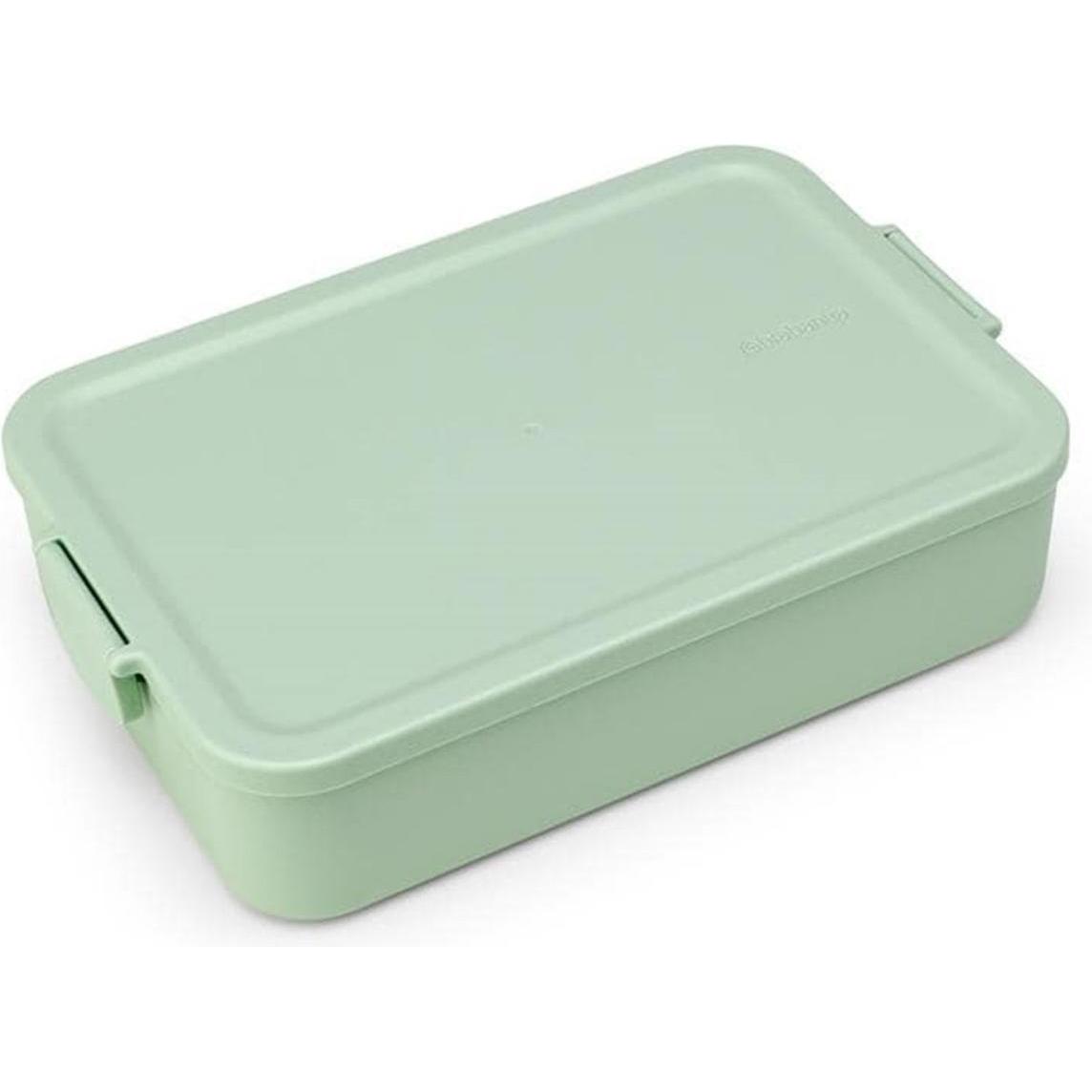 Brabantia Lunchbox Make & Take 25.5 x 16.7 x 6.2 cm, Hellgrün, Lunchbox, Grün