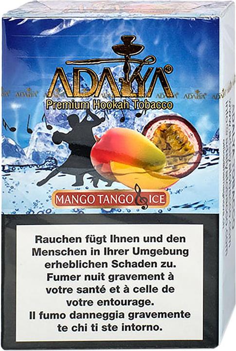 Actual product image Adalya Tabak Mango Tango Ice (Mango, Mint, Passion fruit)