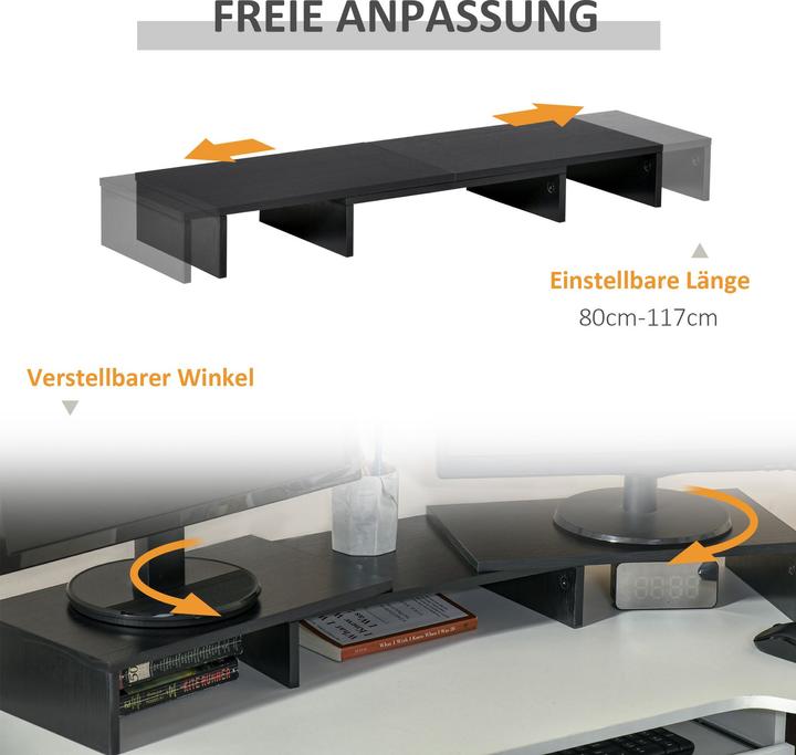 Actual product image Vinsetto Monitor stand consisting of 3 shelves