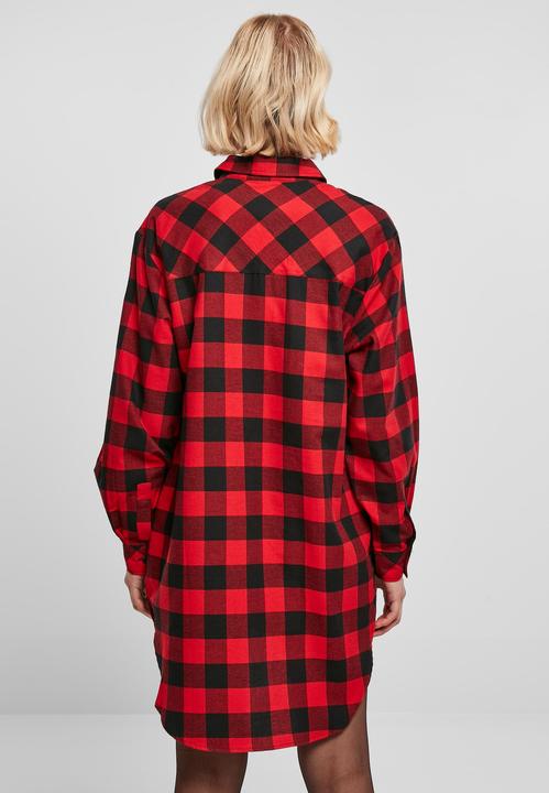 Produktbild Urban Classics Ladies Oversized Check Flannel Shirt Dress (S)