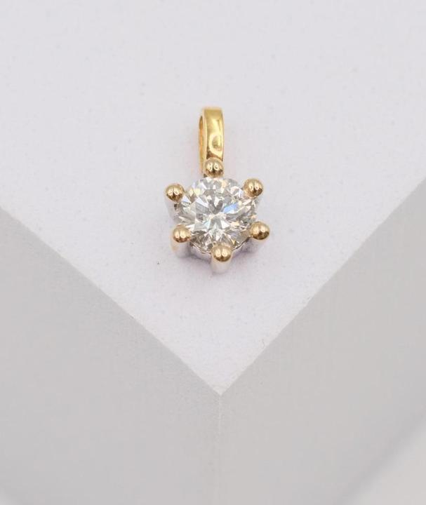 Produktbild Muau Anhänger 6-Griff-Fassung (750/18K Gelbgold)