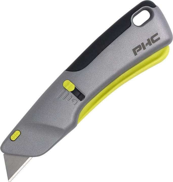 Dedra Safety knife PHC Victa, retractable blade, grey (Cutters)