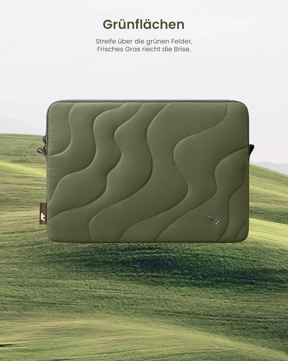 Produktbild tomtoc Gesteppte Laptop-Hülle (14")