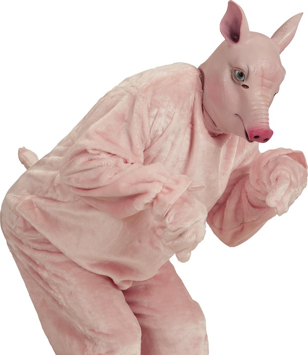 Produktbild Widmann Ganzkopf Maske Schwein