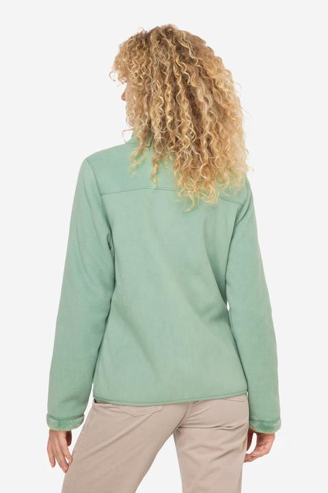 Produktbild Laurasøn Wende-Jacke, Fleece- und Teddy-Seite, Stehkragen, Langarm (L)