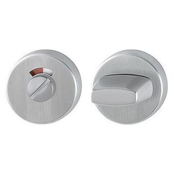 Magni, Greepenset, Hoppe Badkamer-/toiletrozet Met Rood/witte Schijf, Paar Roestvrij Staal E42KVS (Rozet Deur)