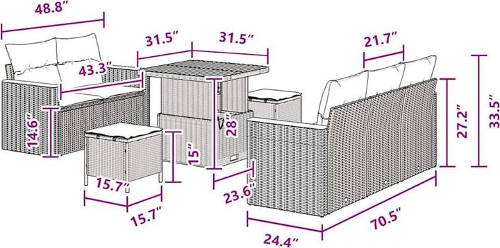 Produktbild vidaXL Salma